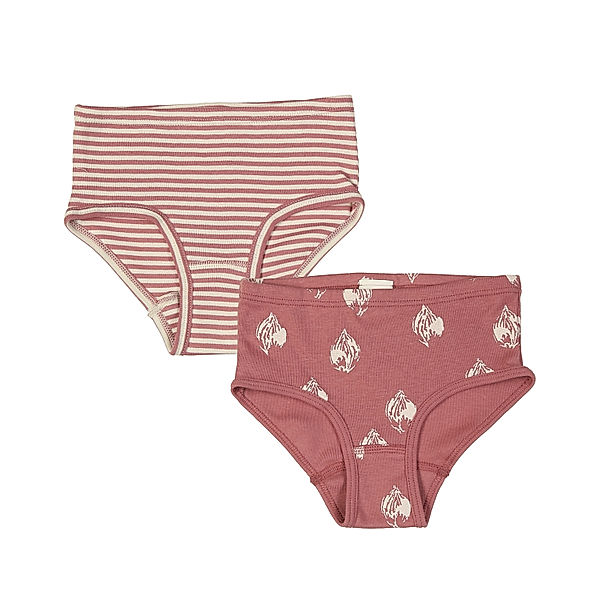 Sanetta Pure Hipslip SAN PURE GIRLS 2er-Pack in faded rouge