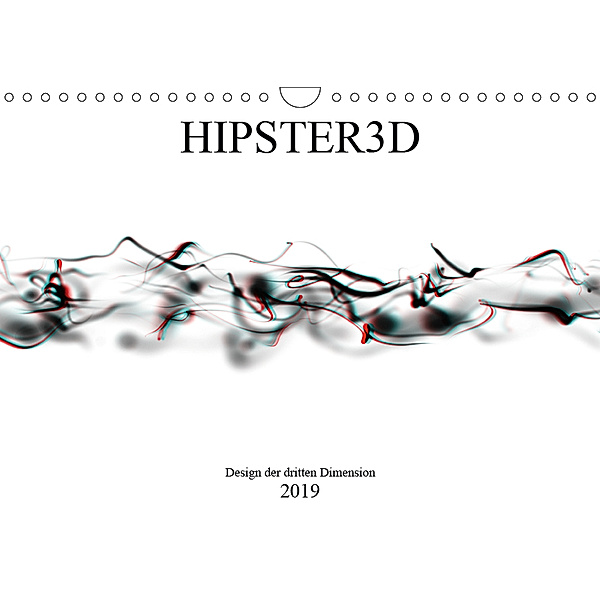 HIPSTER3D white - Design der dritten Dimension (Wandkalender 2019 DIN A4 quer), Martin Rieger