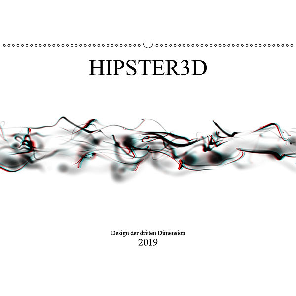 HIPSTER3D white - Design der dritten Dimension (Wandkalender 2019 DIN A2 quer), Martin Rieger