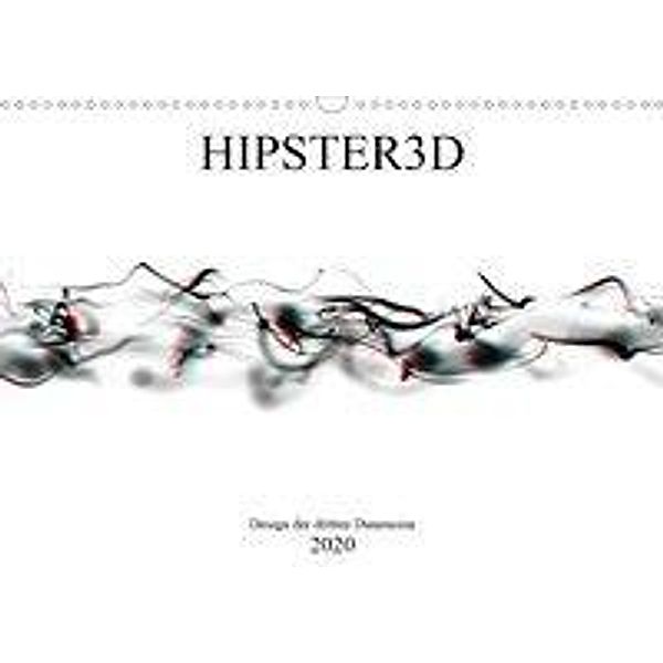 HIPSTER3D white - Design der dritten Dimension (Wandkalender 2020 DIN A3 quer), Martin Rieger