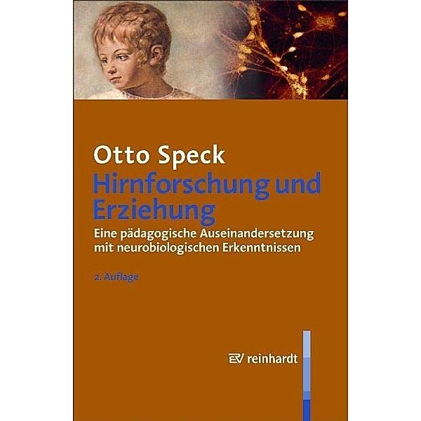 Hirnforschung und Erziehung, Otto Speck