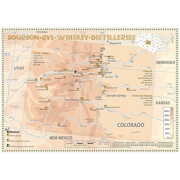 Hirst, R: Bourbon-Rye-Whiskey Distilleries in Colorado - Tas, Rüdiger Jörg Hirst