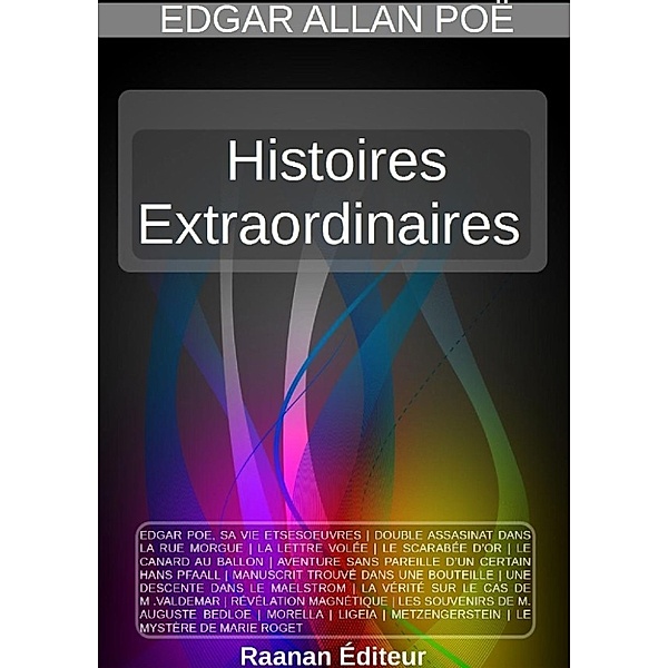 HISTOIRES EXTRAORDINAIRES, Edgar Allan Poe