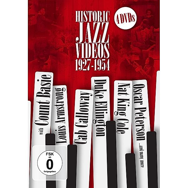 Historic Jazz Videos 1927-1954, N.K.-Ellington D.-Calloway C.Uvm. Cole