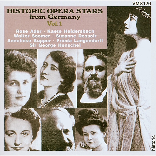Historic Opera Stars, Kupper, Heidersbach, Ader