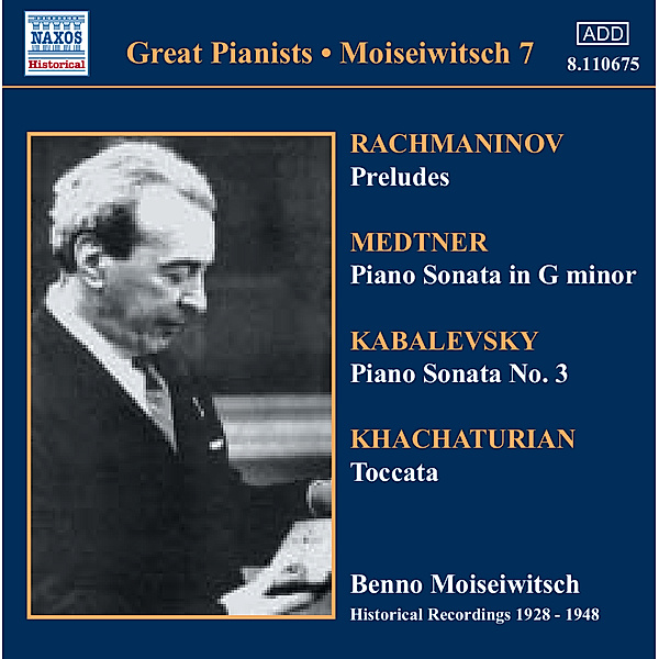 Historical Recordings 1928-48, Benno Moiseiwitsch