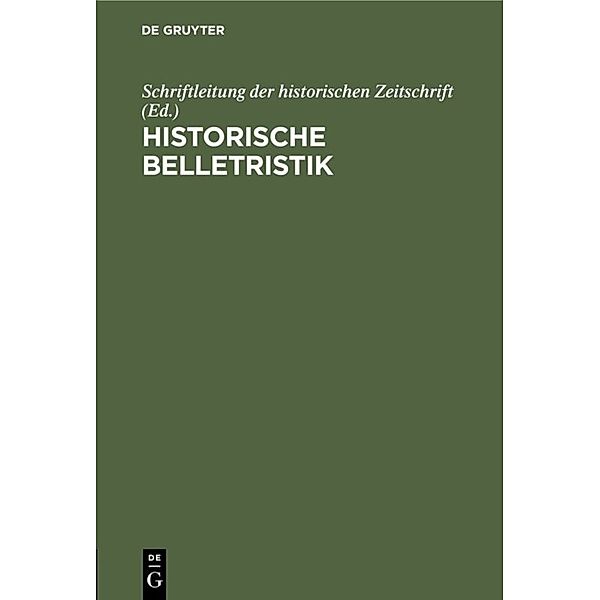 Historische Belletristik