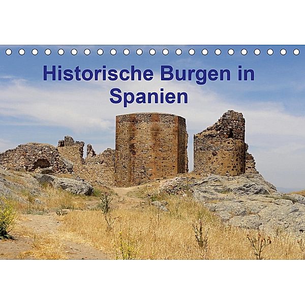Historische Burgen in Spanien (Tischkalender 2020 DIN A5 quer), Atlantismedia