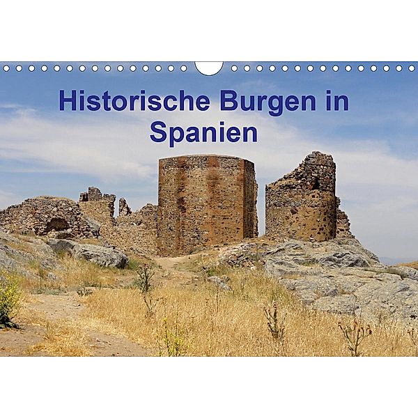 Historische Burgen in Spanien (Wandkalender 2020 DIN A4 quer), Atlantismedia