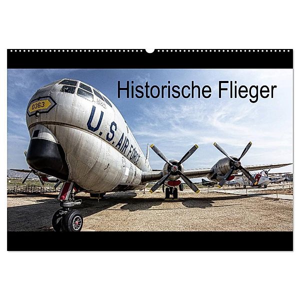 Historische Flieger (Wandkalender 2024 DIN A2 quer), CALVENDO Monatskalender, Carsten Steffin