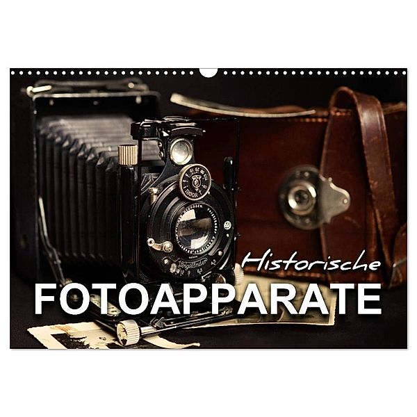 Historische Fotoapparate (Wandkalender 2025 DIN A3 quer), CALVENDO Monatskalender, Calvendo, Renate Bleicher