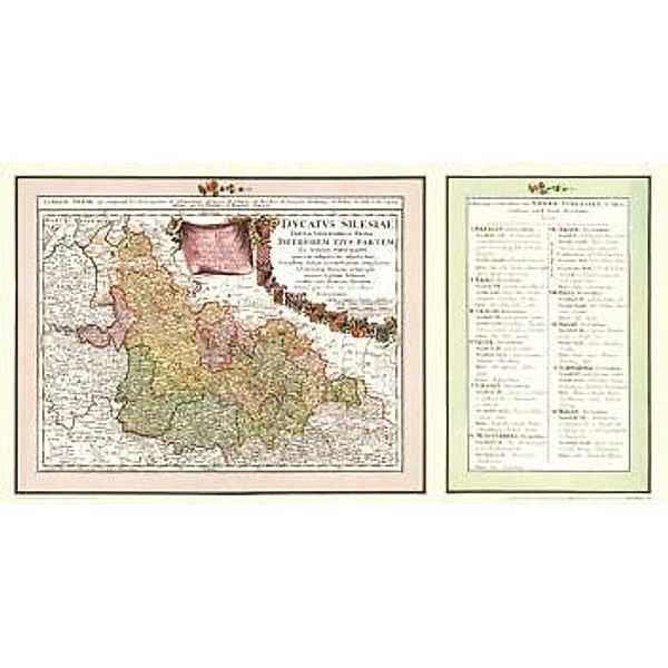 Historische Karte: Nieder-Schlesien, 1725