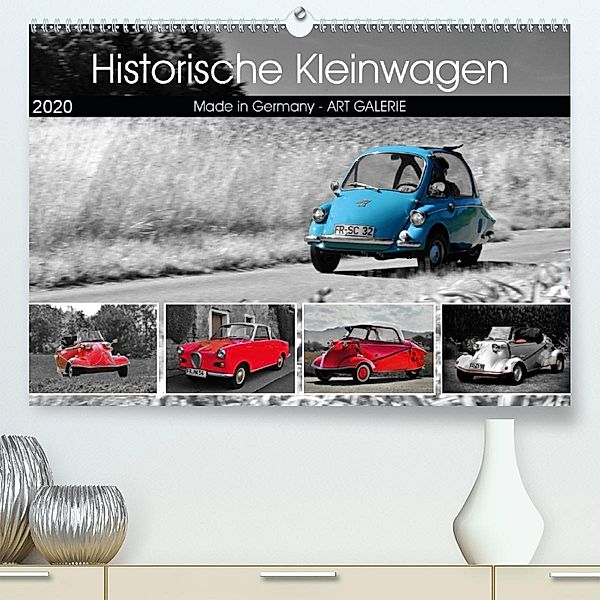 Historische Kleinwagen Made in Germany ART GALERIE (Premium-Kalender 2020 DIN A2 quer), Ingo Laue