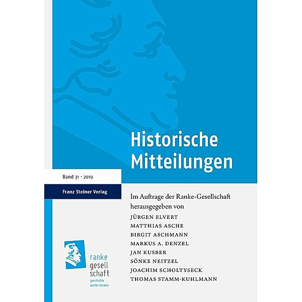 Historische Mitteilungen 31 (2019)