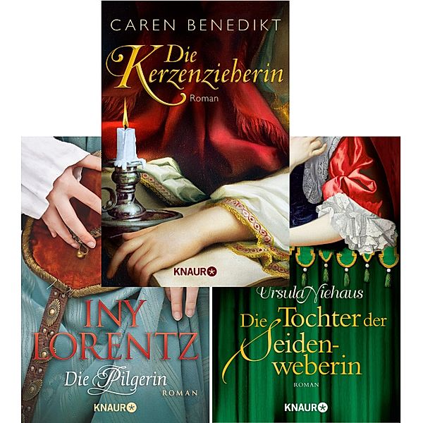 Historische Romane, 3 Bände, Iny Lorentz, Caren Benedikt, Ursula Niehaus