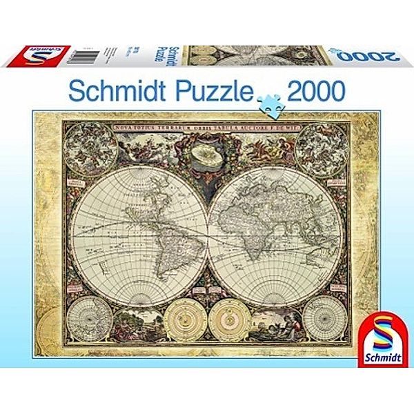 Historische Weltkarte (Puzzle)