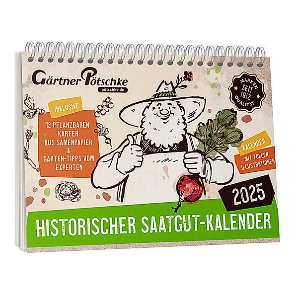 Historischer Saatgut-Kalender 2025