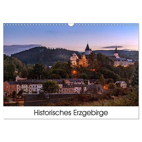 Historisches Erzgebirge (Wandkalender 2024 DIN A3 quer), CALVENDO Monatskalender, Matthias Bellmann