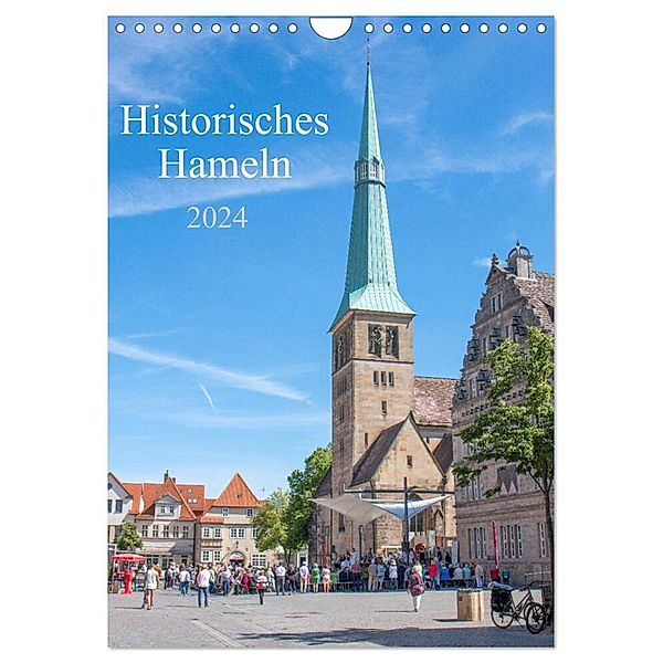 Historisches Hameln (Wandkalender 2024 DIN A4 hoch), CALVENDO Monatskalender, pixs:sell