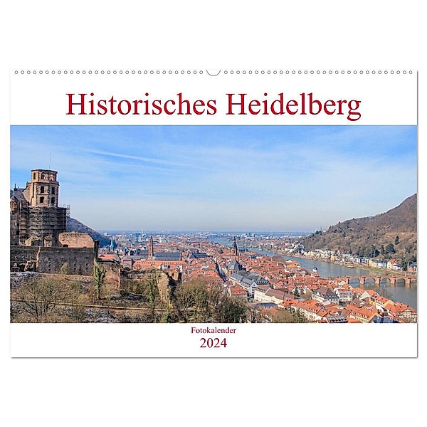Historisches Heidelberg (Wandkalender 2024 DIN A2 quer), CALVENDO Monatskalender, pixs:sell