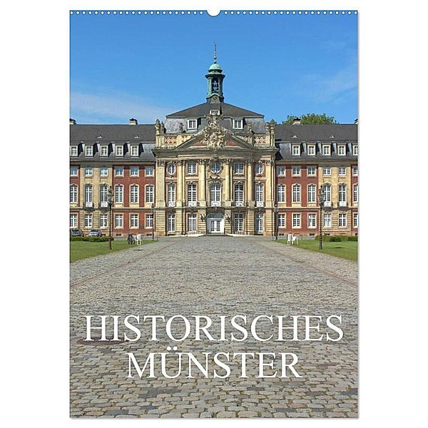 Historisches Münster (Wandkalender 2024 DIN A2 hoch), CALVENDO Monatskalender, pixs:sell