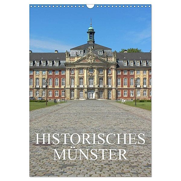 Historisches Münster (Wandkalender 2024 DIN A3 hoch), CALVENDO Monatskalender, pixs:sell