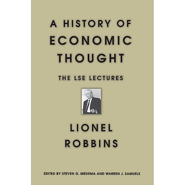 History of Economic Thought, Lionel Robbins