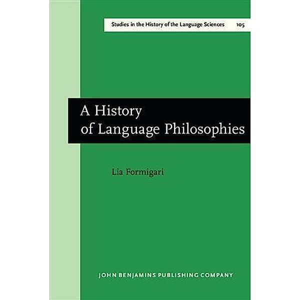 History of Language Philosophies, Lia Formigari