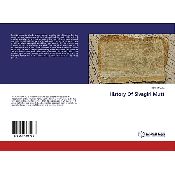 History Of Sivagiri Mutt, Praveen O. K.