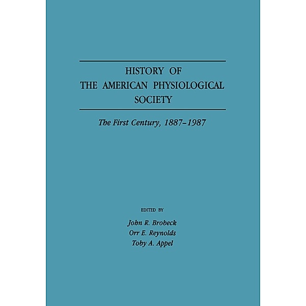 History of the American Physiological Society