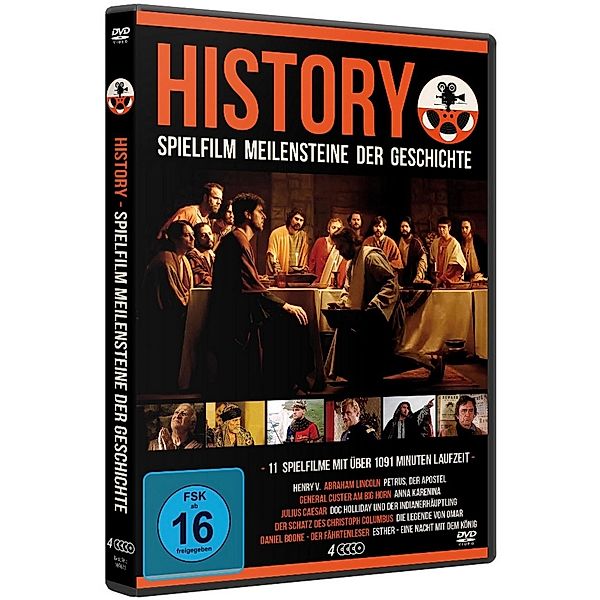 History-Spielfilm Meilensteine der Geschichte DVD-Box, Derek Jacobi Simon Shepherd Kenneth Branagh