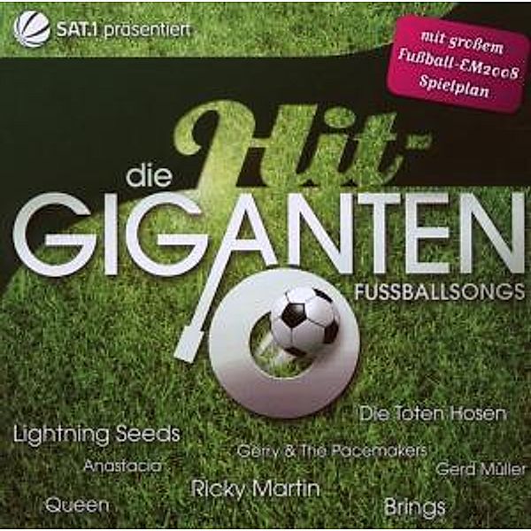 Hit-Giganten - Fussballsongs (Ltd. mit EM-Planer), Diverse Interpreten