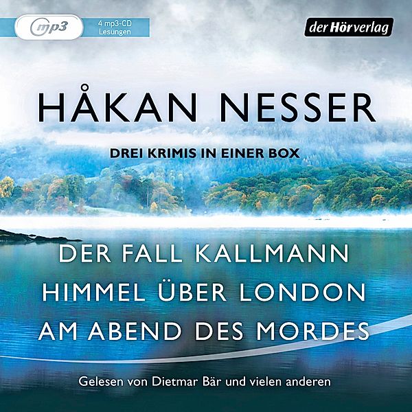 Håkan Nesser - Drei Krimis in einer Box, 4 MP3-CDs, Håkan Nesser