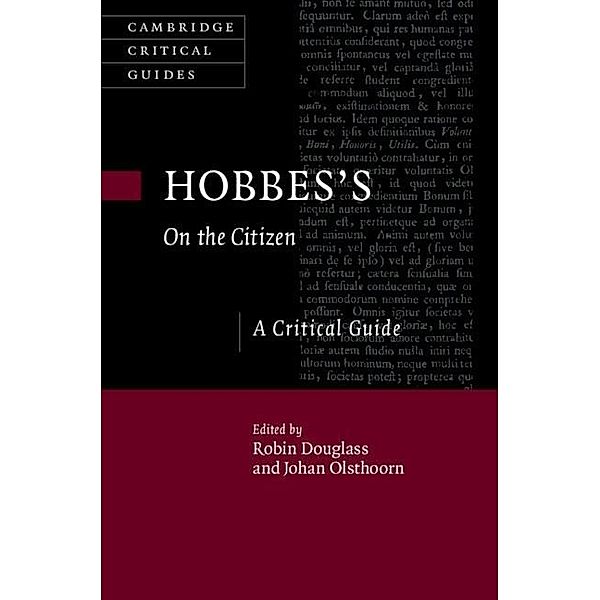 Hobbes's On the Citizen / Cambridge Critical Guides