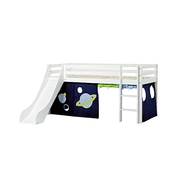 hoppekids Hochbett ECO DREAM SPACE III 90 x 200 cm (Variante: ohne Matratze)