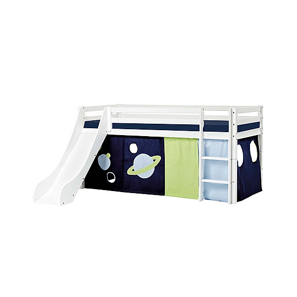 hoppekids Hochbett ECO DREAM SPACE V 90 x 200 cm (Variante: Kaltschaum-Matratze)