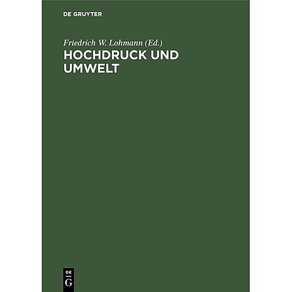 Hochdruck und Umwelt