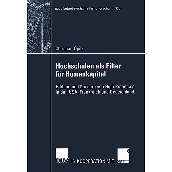 Hochschulen als Filter für Humankapital / neue betriebswirtschaftliche forschung (nbf) Bd.335, Christian Opitz