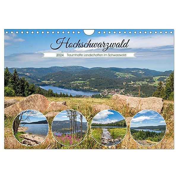 Hochschwarzwald - Traumhafte Landschaften im Schwarzwald (Wandkalender 2024 DIN A4 quer), CALVENDO Monatskalender, Thorsten Kleinfeld