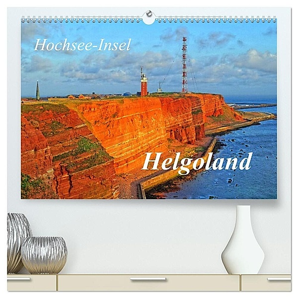Hochsee-Insel Helgoland (hochwertiger Premium Wandkalender 2024 DIN A2 quer), Kunstdruck in Hochglanz, Martina Fornal