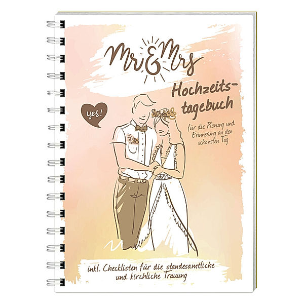 Hochzeitstagebuch Mr und Mrs