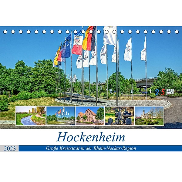 Hockenheim - Große Kreisstadt in der Rhein-Neckar-Region (Tischkalender 2023 DIN A5 quer), Thorsten Assfalg Photographie