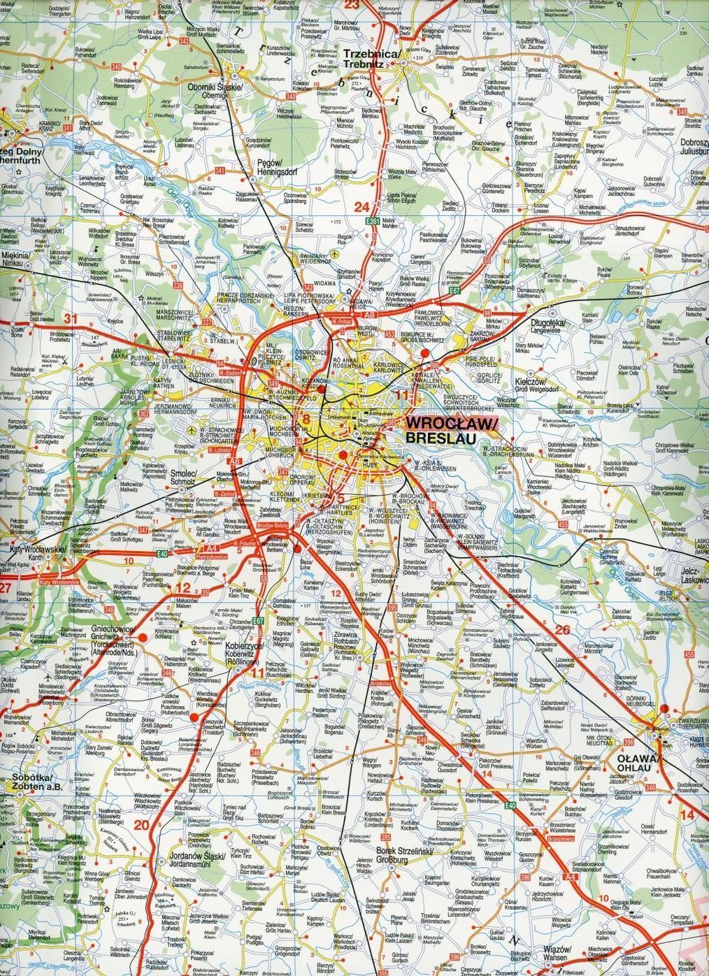 Höfer Straßenkarte Polen, Mittelschlesien Buch versandkostenfrei bei  Weltbild.de bestellen