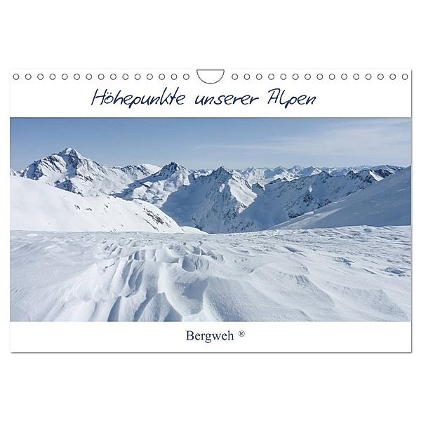Höhepunkte unserer Alpen - Bergweh ® (Wandkalender 2024 DIN A4 quer), CALVENDO Monatskalender, Barbara Esser