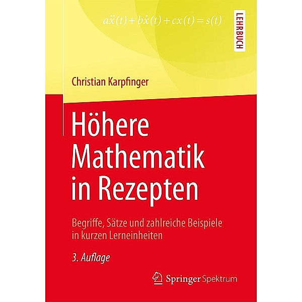 Höhere Mathematik in Rezepten, Christian Karpfinger