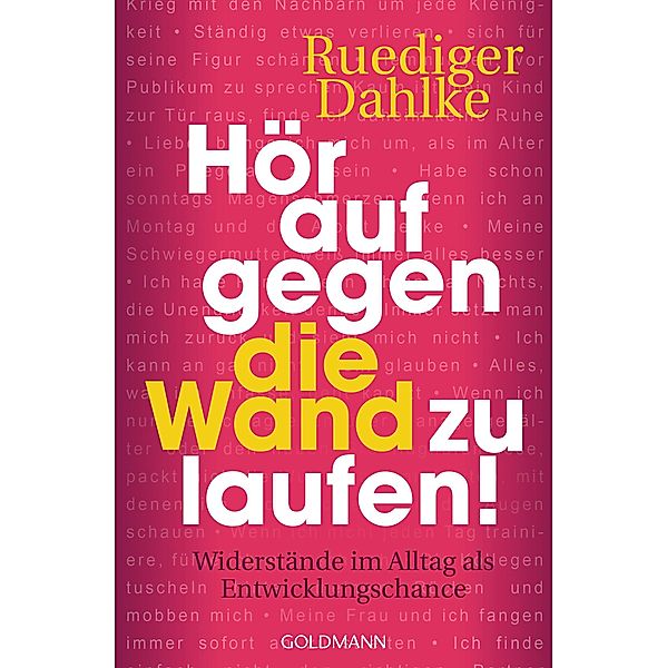 Hör auf gegen die Wand zu laufen!, Ruediger Dahlke