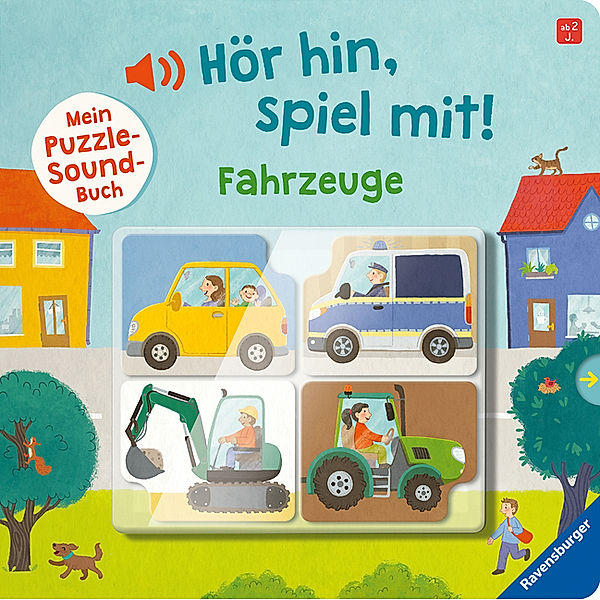 Hör hin, spiel mit! / Hör hin, spiel mit! Mein Puzzle-Soundbuch: Fahrzeuge, Sandra Grimm