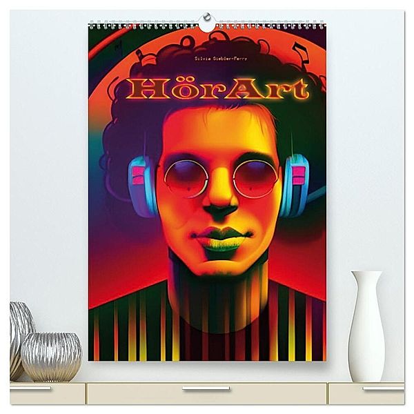 HörArt (hochwertiger Premium Wandkalender 2024 DIN A2 hoch), Kunstdruck in Hochglanz, Silvia Siebler-Ferry