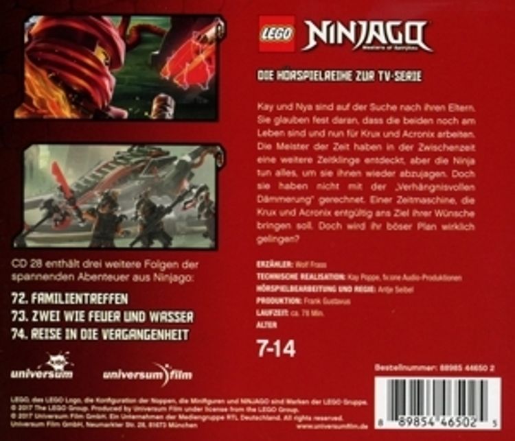 Hörspiel: LEGO® Ninjago™ – Das Jahr der Schlangen – Bd. 28 Film |  Weltbild.de