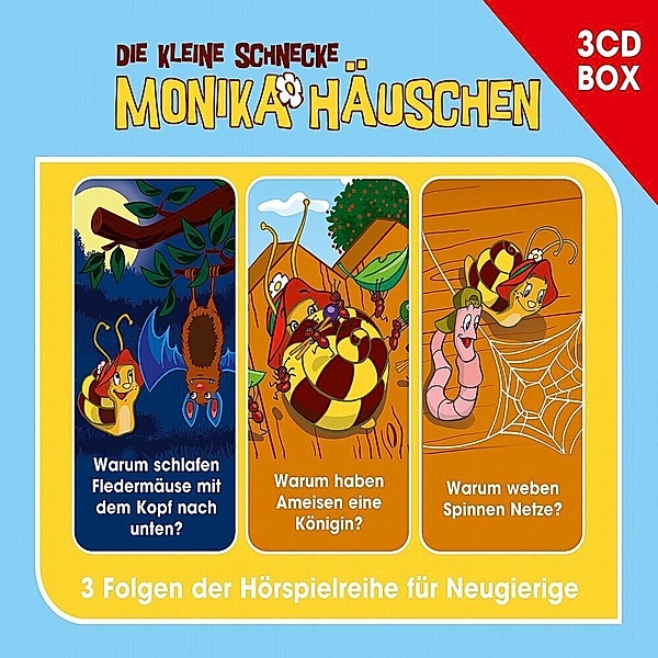 Hörspielbox. Vol.3, 3 Audio-CDs.Vol.3,3 Audio-CD, Die kleine Schnecke Monika Häuschen